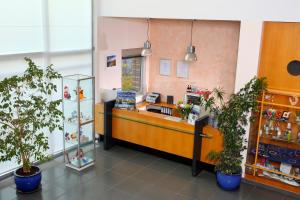 Küche/Küchenzeile in der Unterkunft VCH Hotel Greifswald