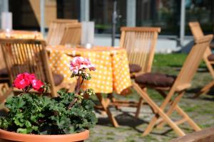 Ein Garten an der Unterkunft VCH Hotel Greifswald