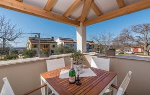 Balkón nebo terasa v ubytování Apartment Romano with Sea View near Poreč