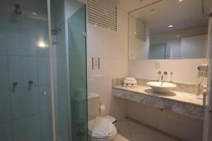 Koupelna v ubytování Hotel Dunamys Curitiba