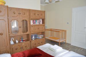 Posteľ alebo postele v izbe v ubytovaní Varga Apartman Hévíz