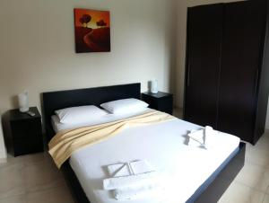 Postel nebo postele na pokoji v ubytování GOUGOUSIS apartments