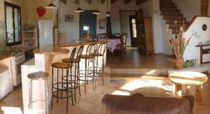 A seating area at The Place by the Sun