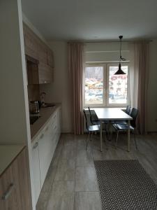 Kuchyňa alebo kuchynka v ubytovaní Apartamenty Doliny