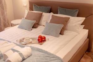 Ein Bett oder Betten in einem Zimmer der Unterkunft Reichel-Appartements