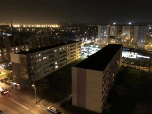 Výhľad na mesto Chorzów alebo výhľad na mesto priamo z apartmánu