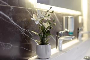 Ein Badezimmer in der Unterkunft Reichel-Appartements