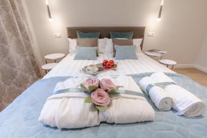 Ein Bett oder Betten in einem Zimmer der Unterkunft Reichel-Appartements