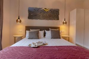 Ein Bett oder Betten in einem Zimmer der Unterkunft Reichel-Appartements