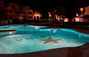 Bazén v ubytovaní Casares Beach Golf Apartment With Private Garden Direct Pool Access alebo v jeho blízkosti