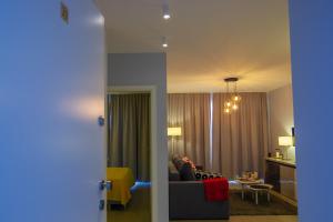Posedenie v ubytovaní Apartament 21 Czarna Góra