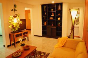 Posezení v ubytování Africa house-Casa Hotel Laureles-La70