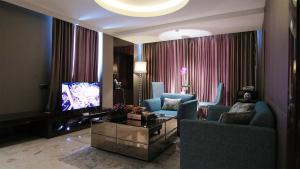 Posezení v ubytování The Arista Hotel Palembang