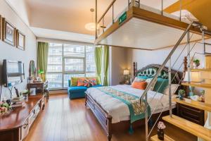Voodi või voodid majutusasutuse Westlake Service Apartment toas