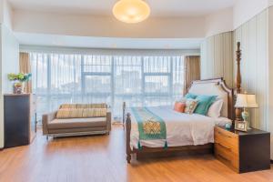 Voodi või voodid majutusasutuse Westlake Service Apartment toas