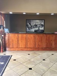 The lobby or reception area at Super 8 by Wyndham Longview/North