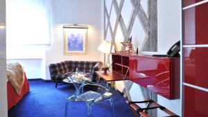 Posezení v ubytování Schlosshotel Betzenstein