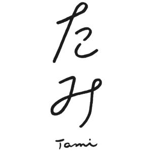 a drawing of the word karma in cursive handwriting at Tami in Yurihama