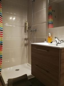 Koupelna v ubytování Casa rural Camelle Casa dos avós