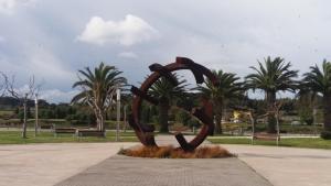 A garden outside Península de la paz