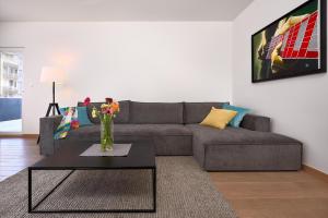 Ein Sitzbereich in der Unterkunft Jazz apartment Split