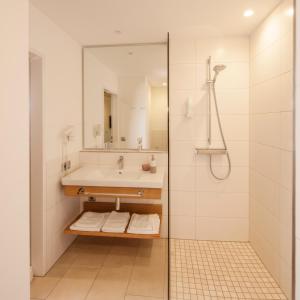 Ένα μπάνιο στο Hotel-Gasthof Beim Böckhiasl