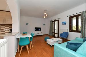 A television and/or entertainment centre at Villa Trifylia