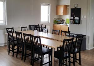Kuchyň nebo kuchyňský kout v ubytování Hvammstangi Hostel + 6 fotografií