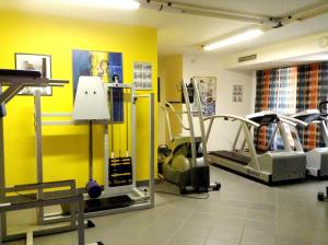 Posilňovňa alebo fitness centrum v ubytovaní 1A Landhotel Schicklberg