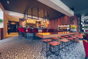 Restaurace v ubytování U Eat & Sleep Antwerp