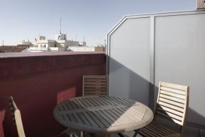 En balkon eller terrasse på Petit Palace Plaza Mayor