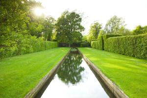 A garden outside Headlam Hall Hotel 