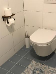 Koupelna v ubytování Nabij de Molen