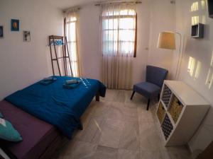 Exodus Hostel & Dive Center客房内的一张或多张床位