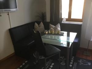 Posezení v ubytování Pension Wielsch