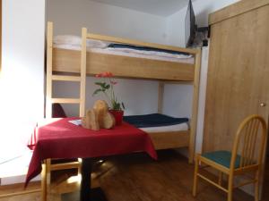 Postel nebo postele na pokoji v ubytování Hotel Restaurant Rosengarten