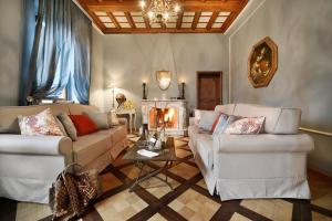 Posezení v ubytování Villa Parri Residenza D'epoca