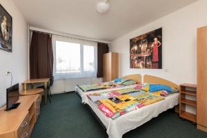 Postel nebo postele na pokoji v ubytování Hotel Buly