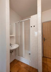 Koupelna v ubytování Hotel Buly