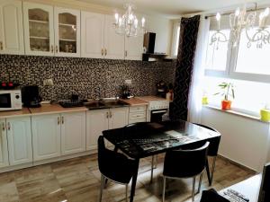 Kuchyň nebo kuchyňský kout v ubytování Apartment Stella