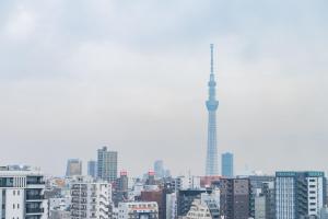 Nespecifikovaný výhled na destinaci Tokio nebo výhled na město při pohledu z hotelu