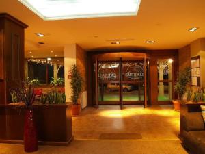 Lobbyen eller receptionen på private apartments Emerald