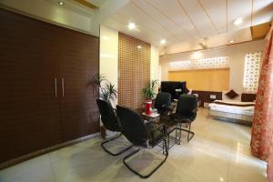 Hotel Vishram的休息区