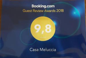 Certifikát, hodnocení, plakát nebo jiný dokument vystavený v ubytování Casa Meluccia