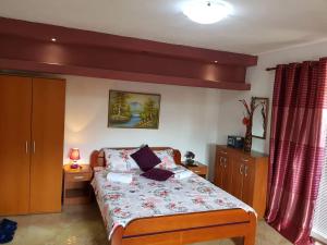 A bed or beds in a room at Apartments Jovan