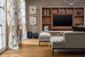 TV a/nebo společenská místnost v ubytování Villa Cleo