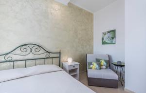 Postel nebo postele na pokoji v ubytování Apartment Complex Orzan Lovrecica
