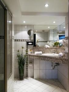 Kylpyhuone majoituspaikassa Schieferhof