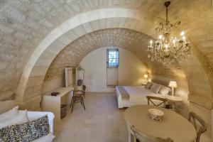 Posezení v ubytování Terre di Cavalusi Relais