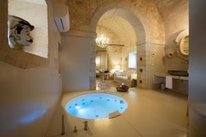 Koupelna v ubytování Terre di Cavalusi Relais
